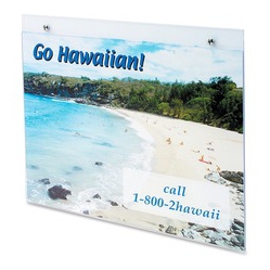 DEFLECTO Classic Image Wall Mount Sign Holders (68301)