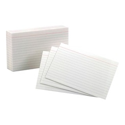 OXFORD Ruled Index Cards (41)