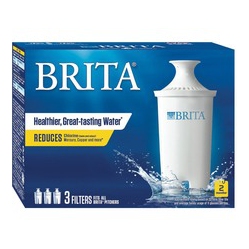 BRITA Pitcher Replacement Filters (635503Pak3)