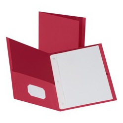 BUSINESS SOURCE Storage Pockets Fastener Folders (78510)