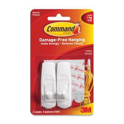 3M Reusable Command Adhesive Strip Hook (17001C)