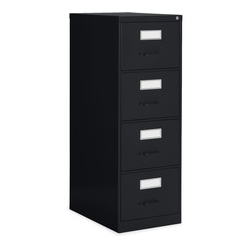 GLOBAL 2600 Vertical File Cabinet (26451Blk)