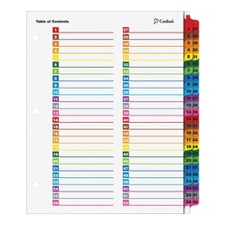 CARDINAL Onestep Printable Dividers (60990)