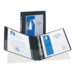 AVERY Framed View Binder, 1" One-Touch Ezd(R) Rings, 275-Sheet Capacity (68054) (68054) In Black