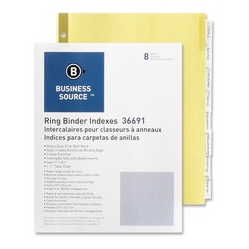BUSINESS SOURCE Insertable Tab Indexes (36691)