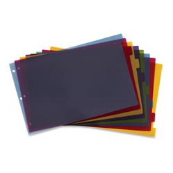 CARDINAL Poly Divider With Adhesive Tabs (84251)