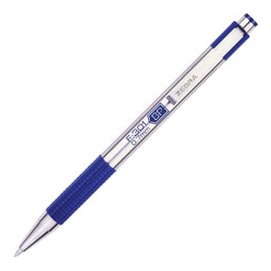 ZEBRA PEN Bca F-301 Stainless Steel Ballpoint Pens - (Zeb27120)