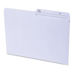 CONTINENTAL 2-Sided Tab Letter File Folders (41508)