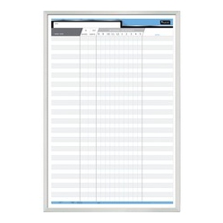 QUARTET Bilingual Personnel Dry-Erase Board (72029)