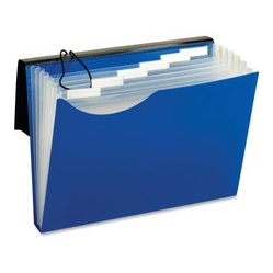PENDAFLEX Expandable Letter-Size 7-Pocket Poly File (67440Blu)