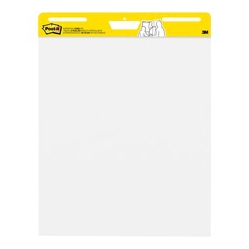 POST-IT Self-Stick Easel Pads, 25 In X 30 In (559) In White