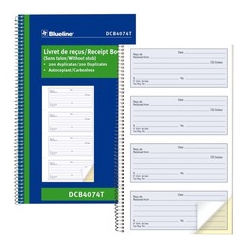 BLUELINE Bilingual Receipt Book (A4074Bt)