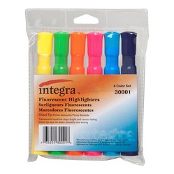INTEGRA Chisel Desk Liquid Highlighters (30001)
