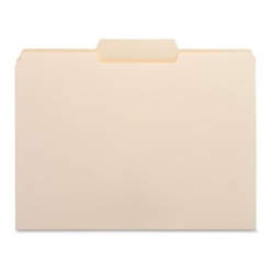 BUSINESS SOURCE 1/3 Cut Tab File Folders (16491)