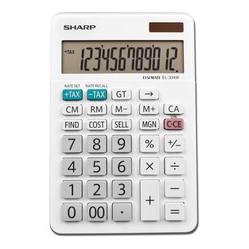 SHARP 12-Digit Desktop Calculator (El334Wb)