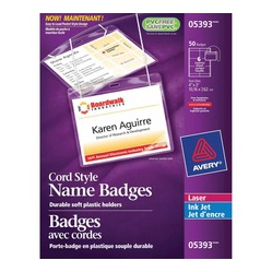 AVERY 5393 Laser/inkjet Badge Insert (05393) In Multicolor