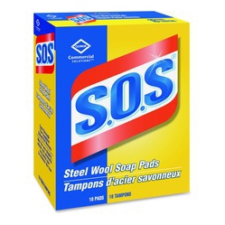S.O.S Steel Wool Soap Pads (01177)