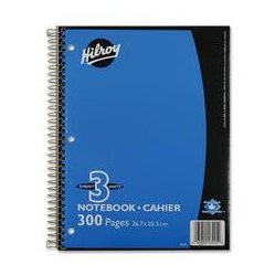 HILROY Executive Coil Three Subject Notebook (13225)