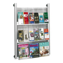 SAFCO Luxe 9 Pocket Magazine Wall Rack (4134Sl)