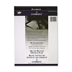 HILROY Cambridge Quad Ruled Office Pad (59900)