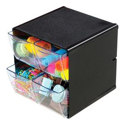 DEFLECTO Stackable Cube Organizer (350304)
