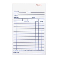 BUSINESS SOURCE All-Purpose Carbonless Forms Book (39552)