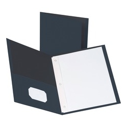 BUSINESS SOURCE Storage Pockets Fastener Folders (78508)
