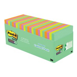 POST-IT Miami Super Sticky Notes Cabinet Pack (65424Ssmia)