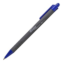 INTEGRA Rubber Barrel Retractable Ballpoint Pens (30032)