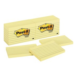 POST-IT Notes Original Lined Notepads - (Mmm635)