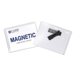 C-LINE Laser/inkjet Magnetic Name Badge Holder Kit (92943)
