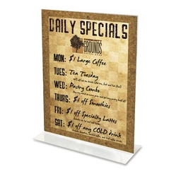 DEFLECTO Classic Image Double-Sided Sign Holder (69201)