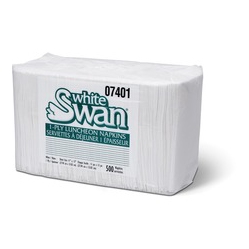 WHITE SWAN Swan 1-Ply Luncheon Napkins (07401)