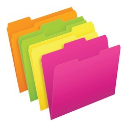 PENDAFLEX Glow Top Tab File Folder (57100)