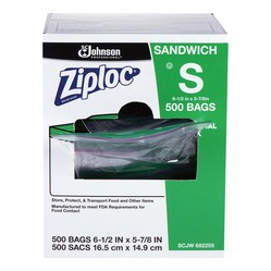 ZIPLOC BRAND Sandwich Bags (70762)
