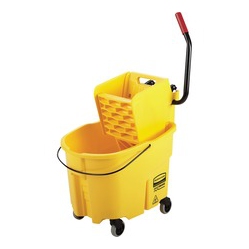 RUBBERMAID Commercial Mop Bucket/wringer Combination (758088Yel)