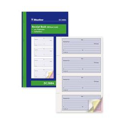 BLUELINE Receipt Forms Book (Dc2884)