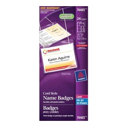 AVERY 74465 Laser/inkjet Badge Insert (74465)
