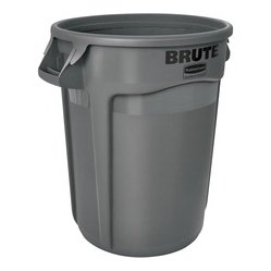 RUBBERMAID Commercial Brute Round Container (263200Gray)