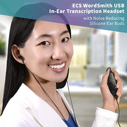 ecs wordsmith transcription headset