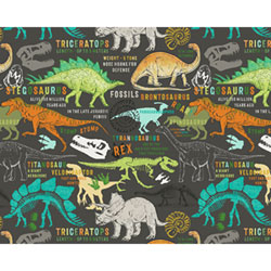 Wall Rogues Dinosaurs Wall Mural - Brown