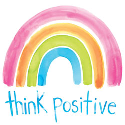 WallPops Think Positive Wall Art Kit