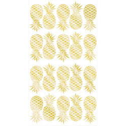 WallPops Pineapple Wall Art - Set Of 2 - Metallic