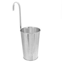 MAISON CONCEPTS Metal Round Planter With Hook (Large)