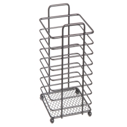 MAISON CONCEPTS Metal Square Cutlery Holder In Black