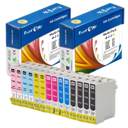 PRINTOXE ® T098 Reman 2 Sets + 2 | 14 Cartridges | Epson Artisan 600 / 700 / 710 / 800 / 810 / 725 / 835 / 837 | 4 T0981 & 2 Each Colour T0982