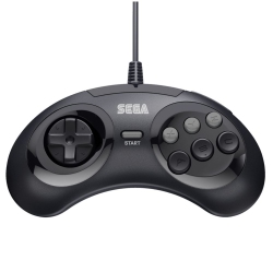 RETRO-BIT Sega Genesis 6-Button Arcade Pad In Black