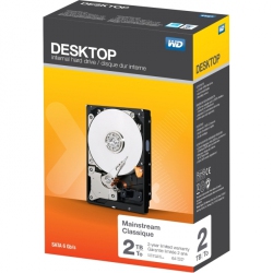 WESTERN DIGITAL Wd 2Tb 3.5" Desktop Mainstream SATA 6 GB/s Internal Hard Drive - SATA - Intellipower - 64 Mb Buffer - Retail