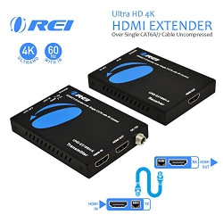 OREI HDMI Extender Ultrahd Over Single Cat6/cat7 Cable 4K 60Hz With HDr & Ir Control - Up to 165 Ft Edid Management