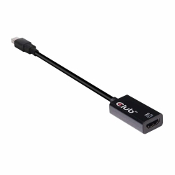 CLUB 3D Cac-1180 Active Mini Display Port 1.4 to HDMI 2.0A HDr Adapter (Support Displays Up to 4K/uhd/4096X2160, 60Hz